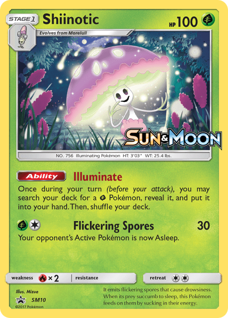 Shiinotic (Staff Stamp) (SM10) — SM Black Star Promos