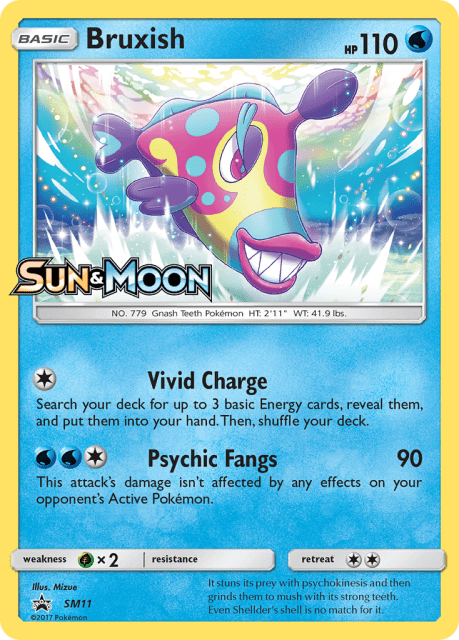 Bruxish (Holofoil) (SM11) — SM Black Star Promos