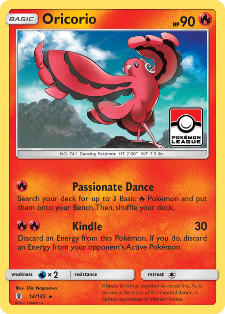 Oricorio (League Stamp) (14) — Guardians Rising