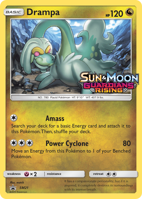 Drampa (Staff Stamp) (SM21) — SM Black Star Promos