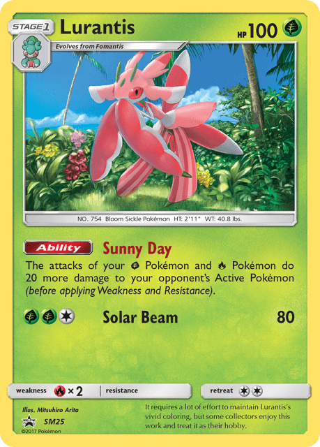 Lurantis (Holofoil) (SM25) — SM Black Star Promos