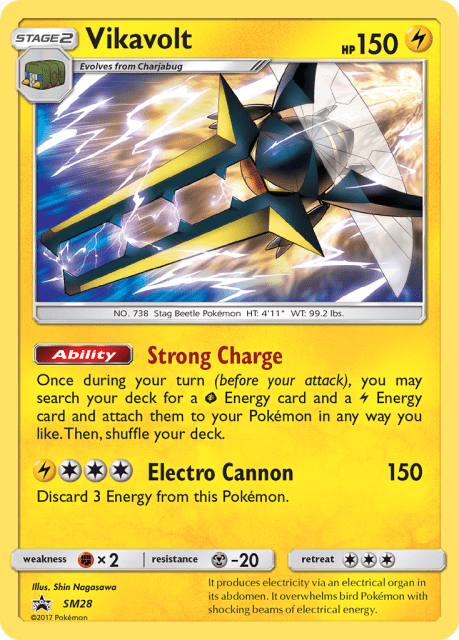 Vikavolt (Holofoil) (SM28) — SM Black Star Promos