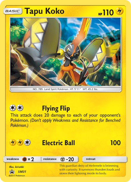 Tapu Koko (Holofoil) (SM31) — SM Black Star Promos