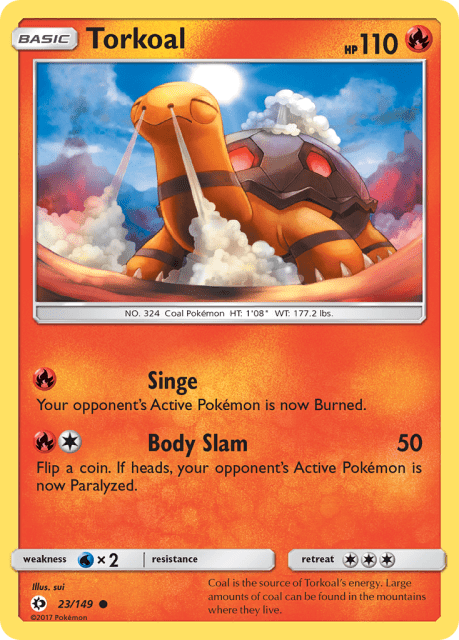 Torkoal (23) — Sun & Moon