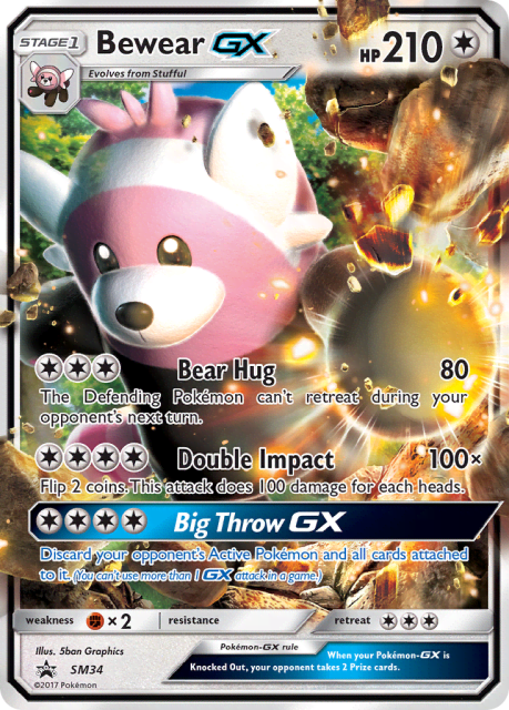 Bewear-GX (Jumbo) (SM34) — SM Black Star Promos