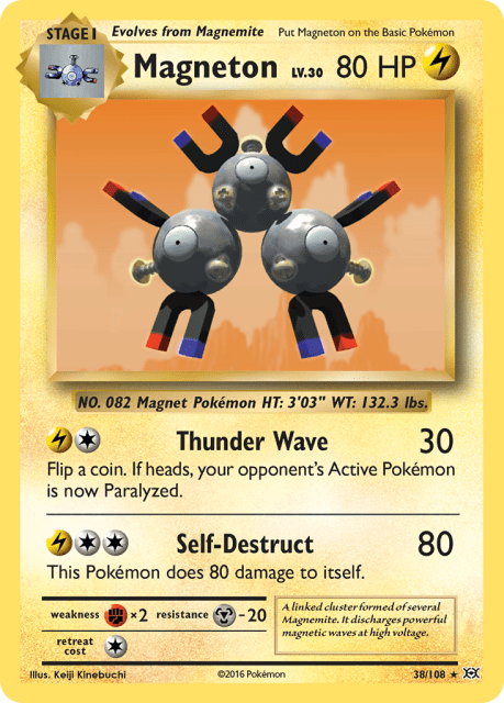 Magneton (Holofoil) (38) — Evolutions