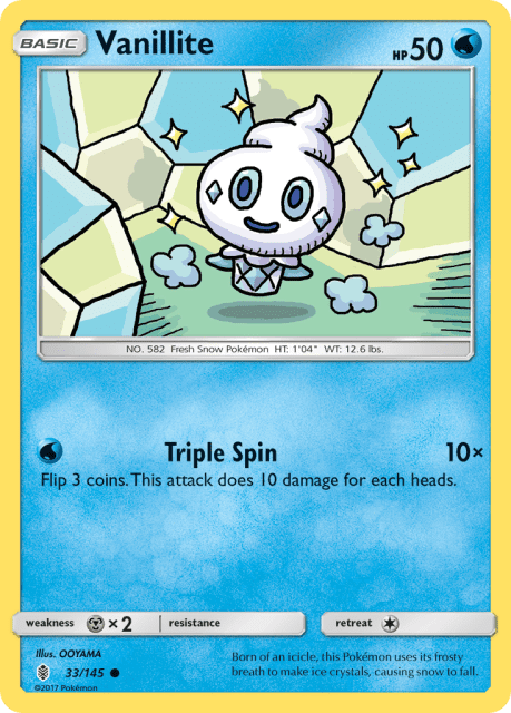 Vanillite (Reverse Holofoil) (33) — Guardians Rising