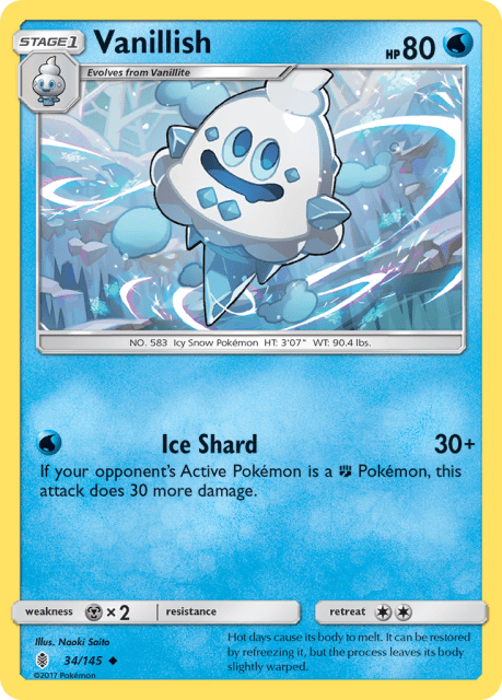 Vanillish (Reverse Holofoil) (34) — Guardians Rising