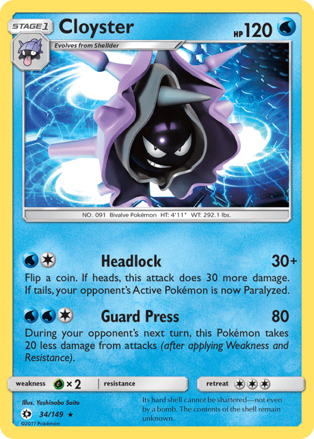 Cloyster (34) — Sun & Moon