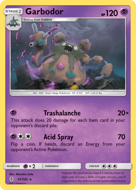 Garbodor (Reverse Holofoil) (51) — Guardians Rising