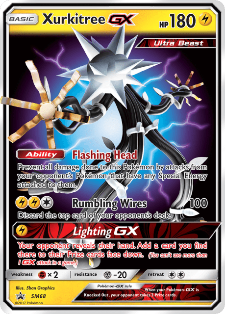 Xurkitree-GX (Holofoil) (SM68) — SM Black Star Promos