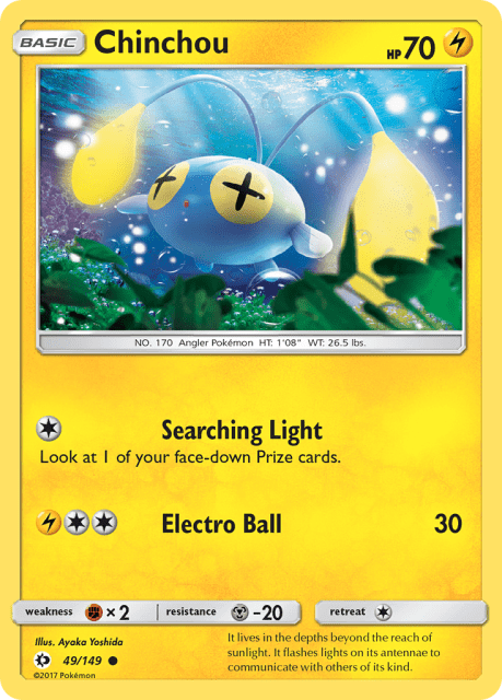 Chinchou (49) — Sun & Moon
