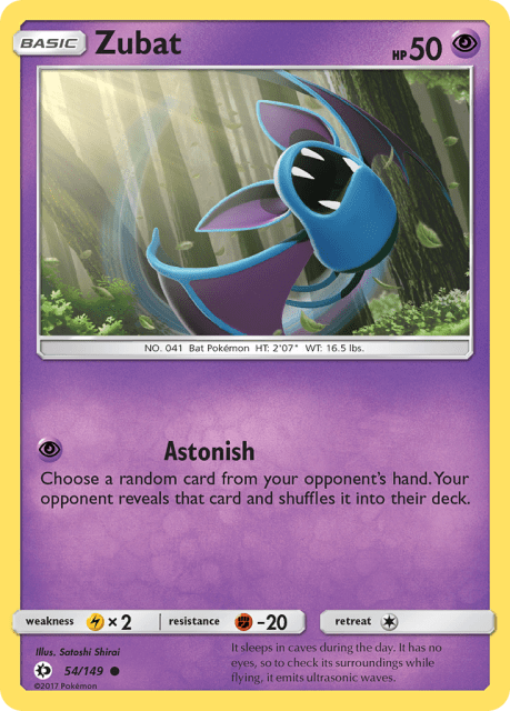 Zubat (54) — Sun & Moon