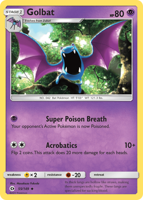 Golbat (55) — Sun & Moon