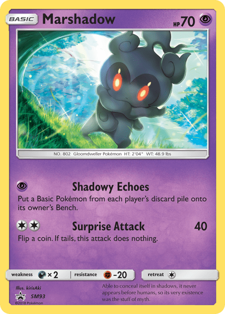 Marshadow (Holofoil) (SM93) — SM Black Star Promos