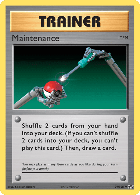 Maintenance (Reverse Holofoil) (79) — Evolutions