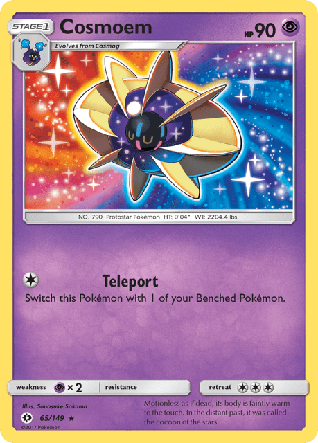 Cosmoem (Reverse Holofoil) (65) — Sun & Moon