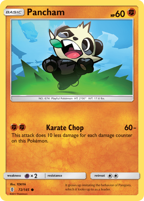 Pancham (Reverse Holofoil) (72) — Guardians Rising