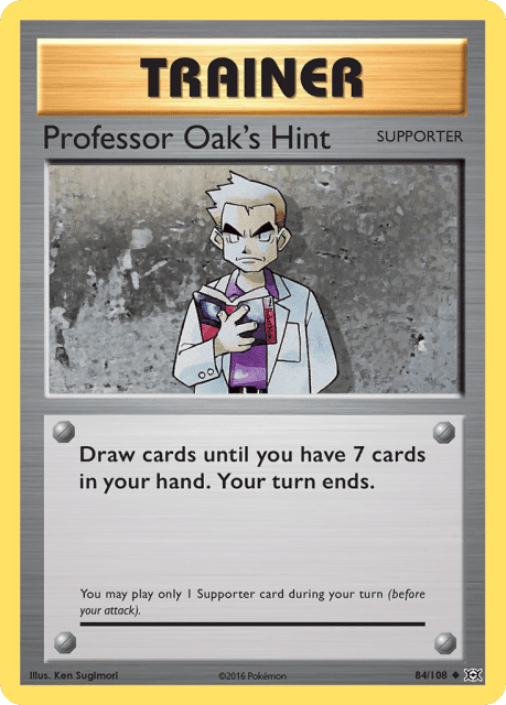 Professor Oak's Hint (84) — Evolutions