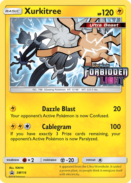 Xurkitree (Holofoil) (SM116) — SM Black Star Promos
