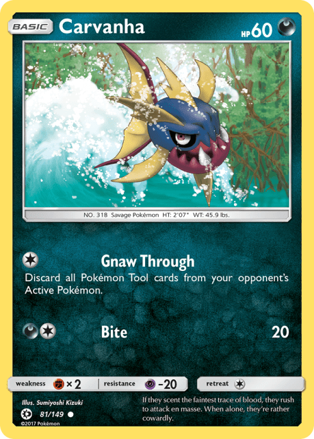 Carvanha (81) — Sun & Moon