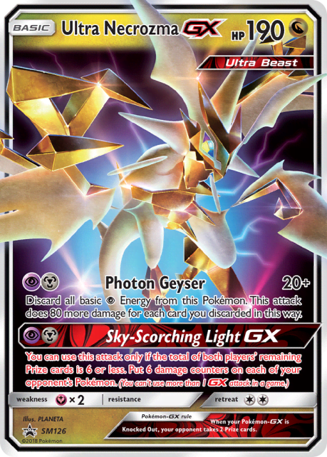 Ultra Necrozma-GX (Jumbo) (SM126) — SM Black Star Promos