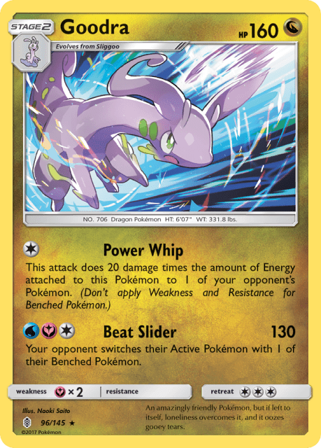 Goodra (Holofoil) (96) — Guardians Rising