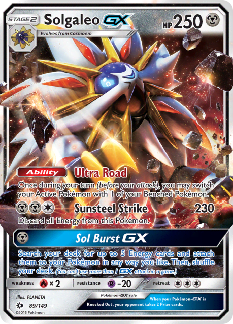Solgaleo-GX (Jumbo) (89) — Sun & Moon