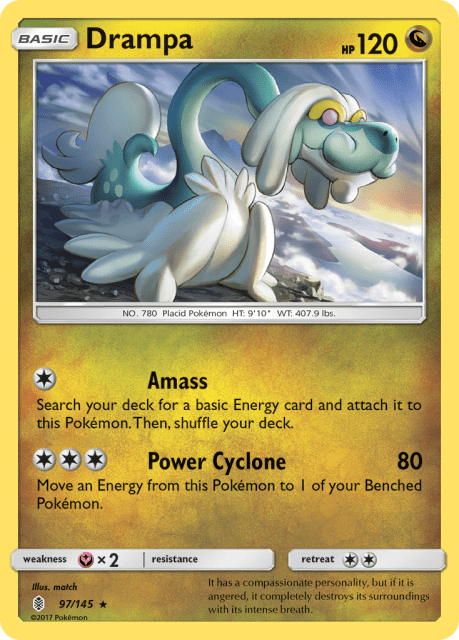 Drampa (Holofoil) (97) — Guardians Rising