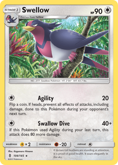 Swellow (104) — Guardians Rising