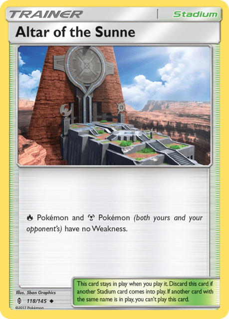 Altar of the Sunne (Reverse Holofoil) (118) — Guardians Rising
