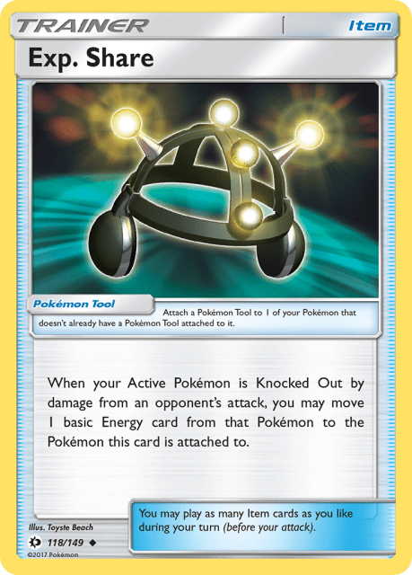 Exp. Share (118) — Sun & Moon