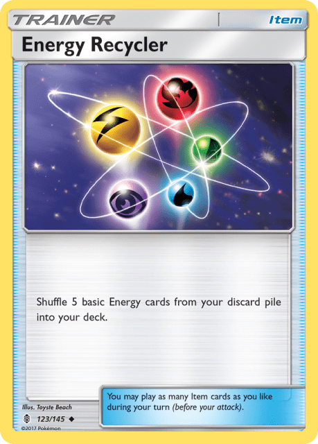 Energy Recycler (Reverse Holofoil) (123) — Guardians Rising
