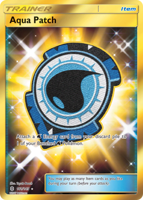 Aqua Patch (Holofoil) (161) — Guardians Rising