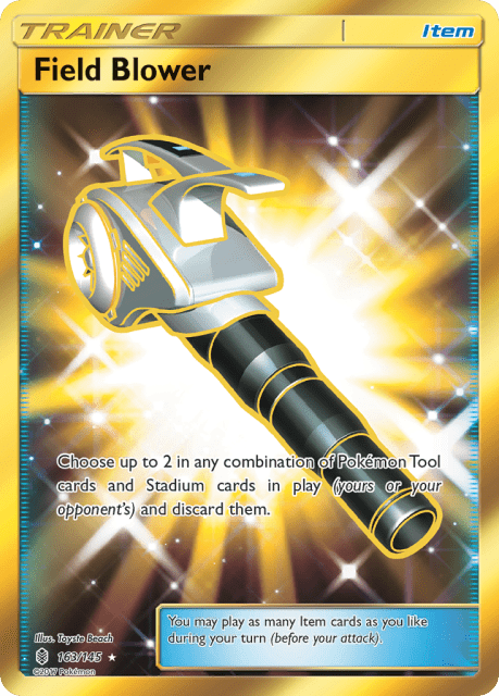 Field Blower (Holofoil) (163) — Guardians Rising