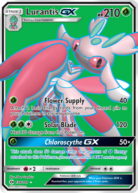 Lurantis-GX (Holofoil) (138) — Sun & Moon
