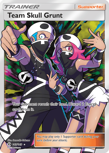 Team Skull Grunt (Holofoil) (149) — Sun & Moon
