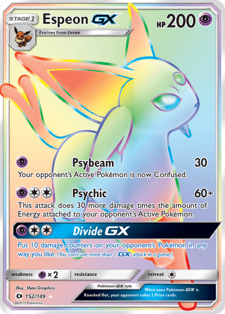 Espeon-GX (Holofoil) (152) — Sun & Moon