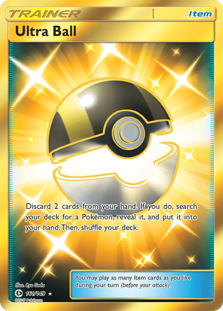 Ultra Ball (Holofoil) (161) — Sun & Moon