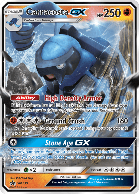Carracosta-GX (Holofoil) (SM239) — SM Black Star Promos
