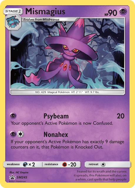 Mismagius (SM245) — SM Black Star Promos