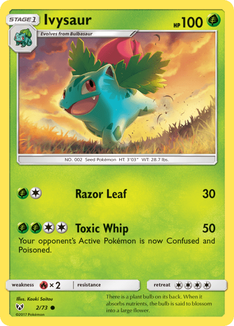 Ivysaur (Reverse Holofoil) (2) — Shining Legends