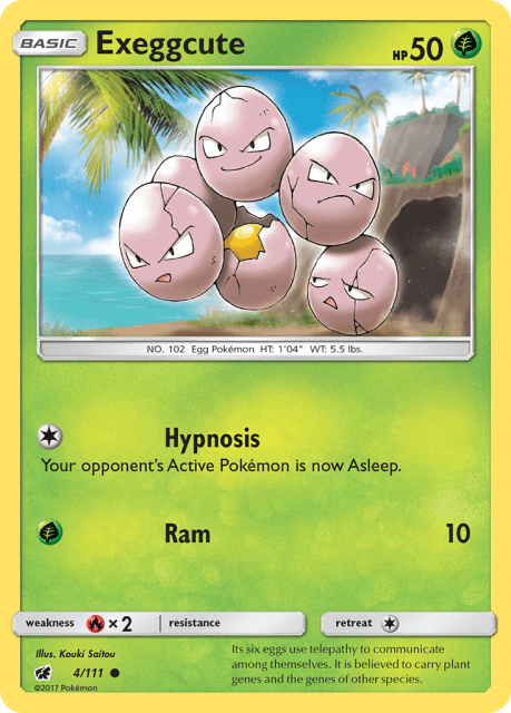 Exeggcute (4) — Crimson Invasion