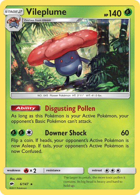 Vileplume (6) — Burning Shadows