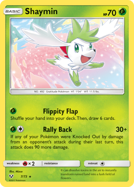 Shaymin (Holofoil) (7) — Shining Legends