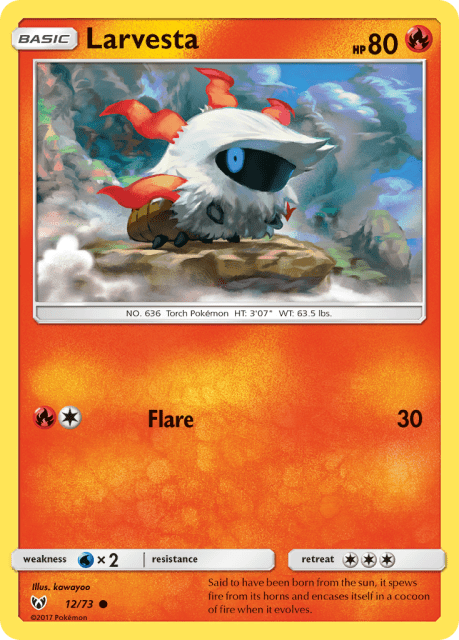 Larvesta (12) — Shining Legends