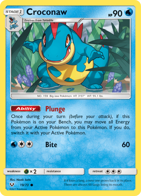Croconaw (19) — Shining Legends