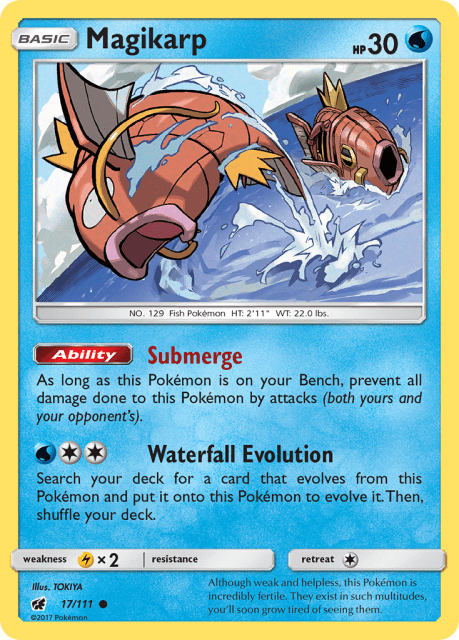 Magikarp (Reverse Holofoil) (17) — Crimson Invasion