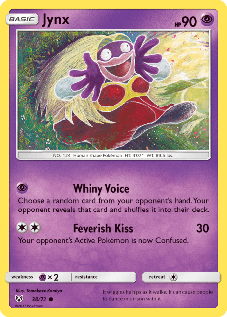 Jynx (Reverse Holofoil) (38) — Shining Legends