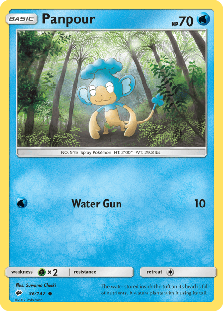 Panpour (Reverse Holofoil) (36) — Burning Shadows